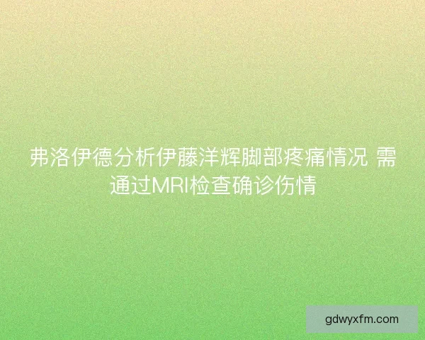 弗洛伊德分析伊藤洋辉脚部疼痛情况 需通过MRI检查确诊伤情
